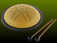 Mini Steel Tongue Drum - B Major (Gold)