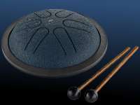 Mini Steel Tongue Drum - A Major (Navy Blue)
