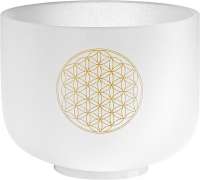 Misa krysztaowa z kwiatem ycia o r. 20cm - C# w 432 Hz (Meinl)